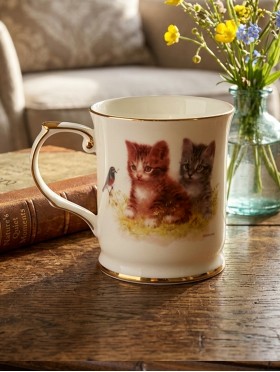 Porcelain Cat Mug With Gift Box
